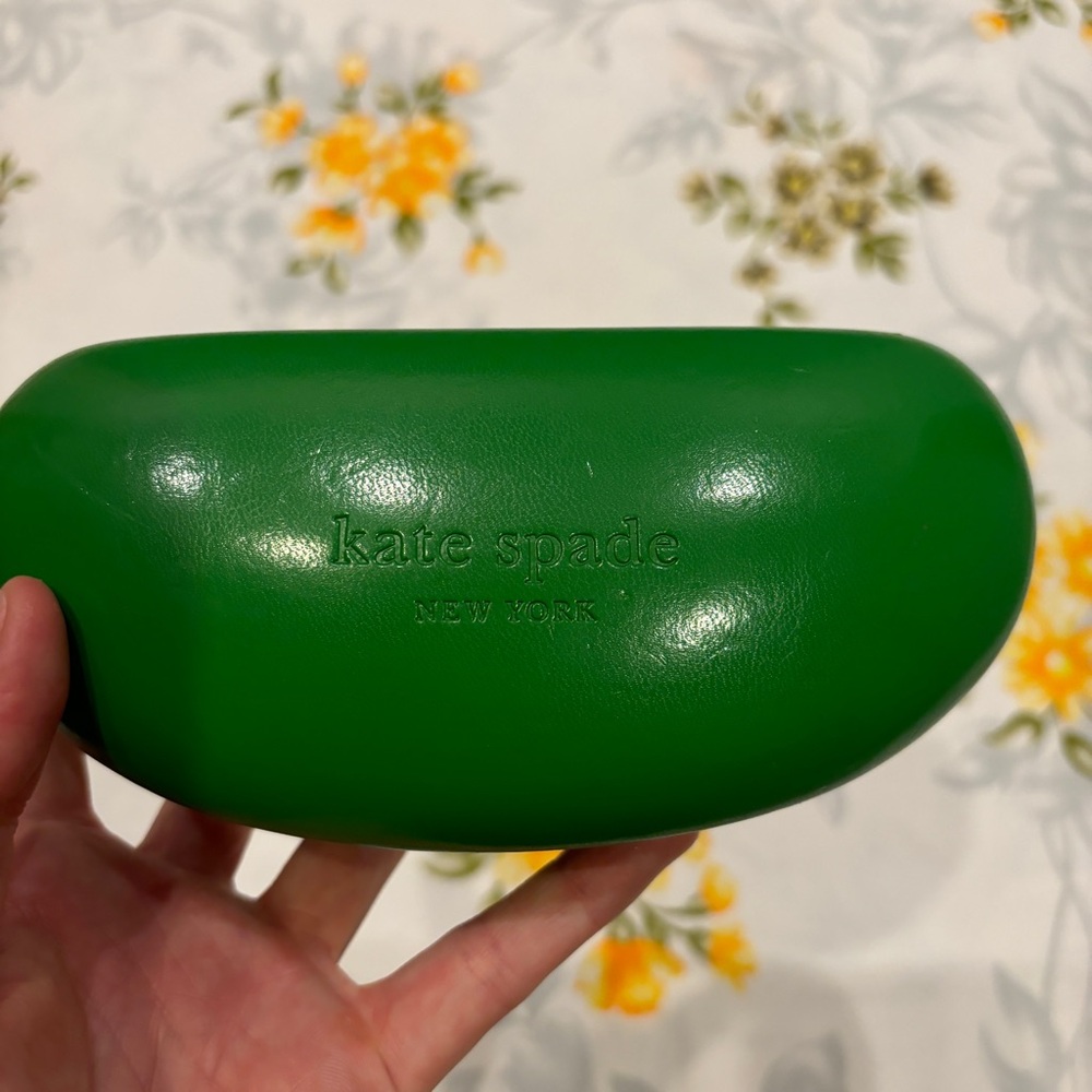 Kate Spade Green Glasses Case - Picture 2 of 6